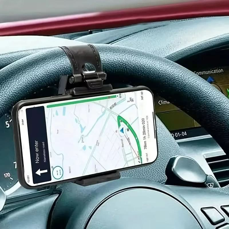 運転中のスマホ操作を安全に！ステアリングホルダー - ぬくもり雑貨屋